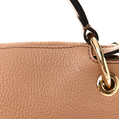 Gucci Pebbled Calfskin Large Soho Hobo Camelia 12 of 14