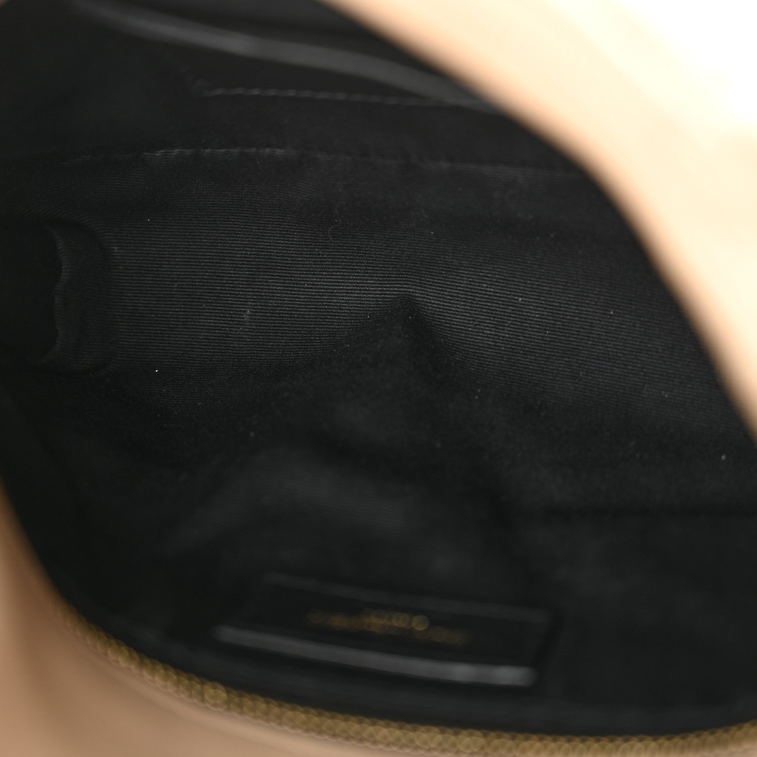 Saint Laurent Lambskin Quilted Toy Loulou Puffer Monogram Chain Satchel Dark Beige 14 of 16