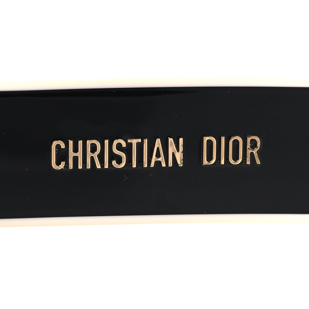 Diorpacific S1U Square Sunglasses Black White