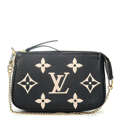 Louis Vuitton Empreinte Monogram Giant Mini Pochette Accessories Black 1 of 4