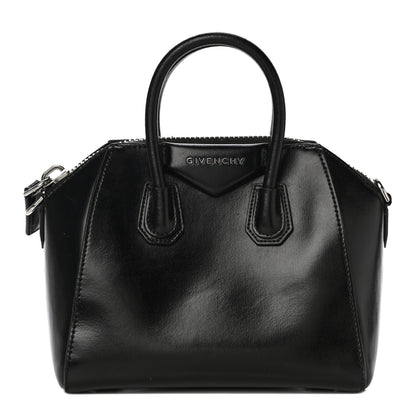 Givenchy Shiny Lord Calfskin Mini Antigona Black 1 of 15