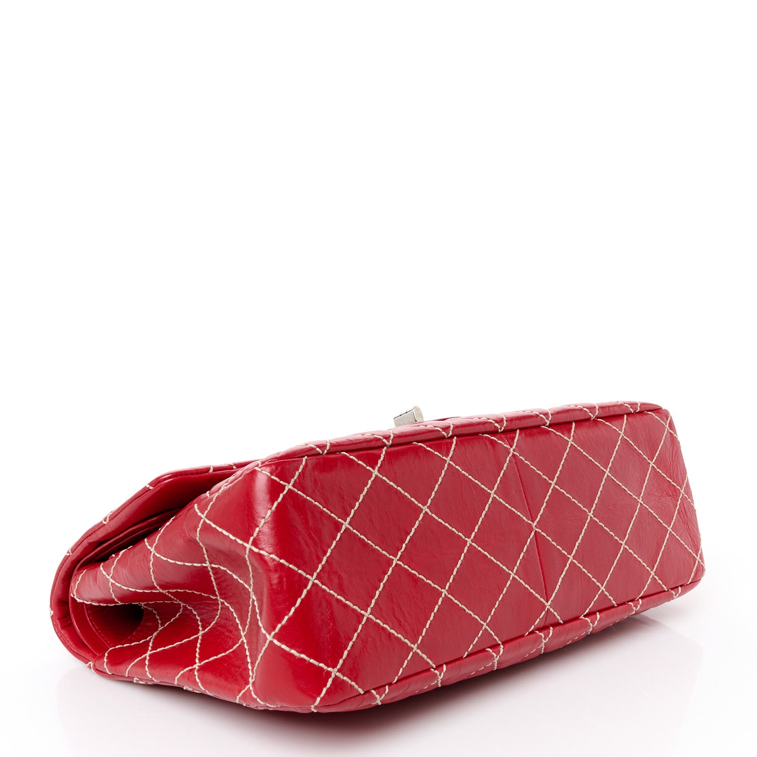Chanel Calfskin Wild Stitch 2.55 Reissue 226 Flap Red 3 of 10