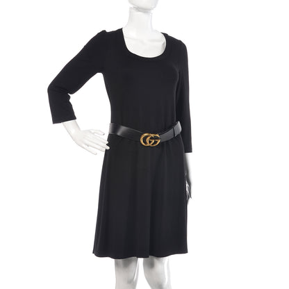 Gucci Calfskin Double G 40mm Belt 80 32 Black 2 of 7