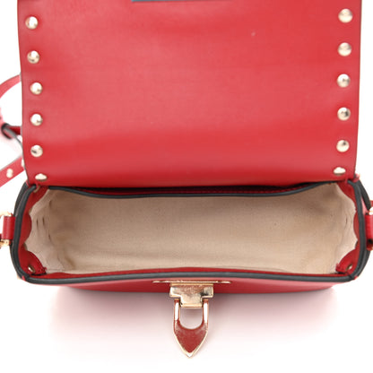 Valentino Garavani Vitello Mini Rockstud Crossbody Bag Rosso Valentino 5 of 8