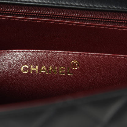 Chanel Lambskin Quilted XL Jumbo Single Flap Black 6 of 19
