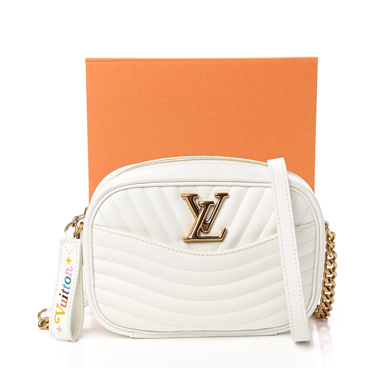 Louis Vuitton Calfskin New Wave Camera Bag White 11 of 11