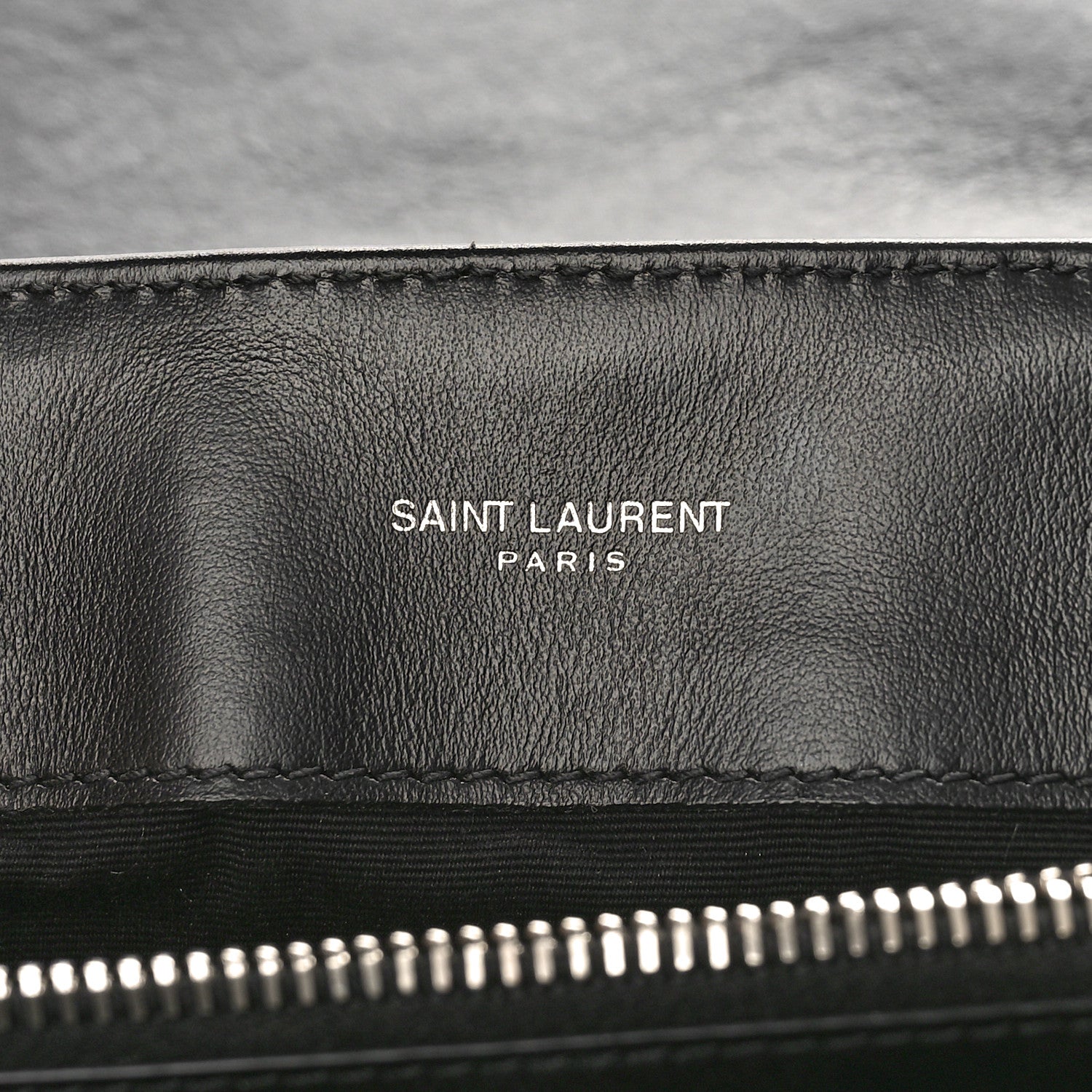 Saint Laurent Calfskin Y Quilted Monogram Medium Loulou Chain Satchel Black 6 of 9