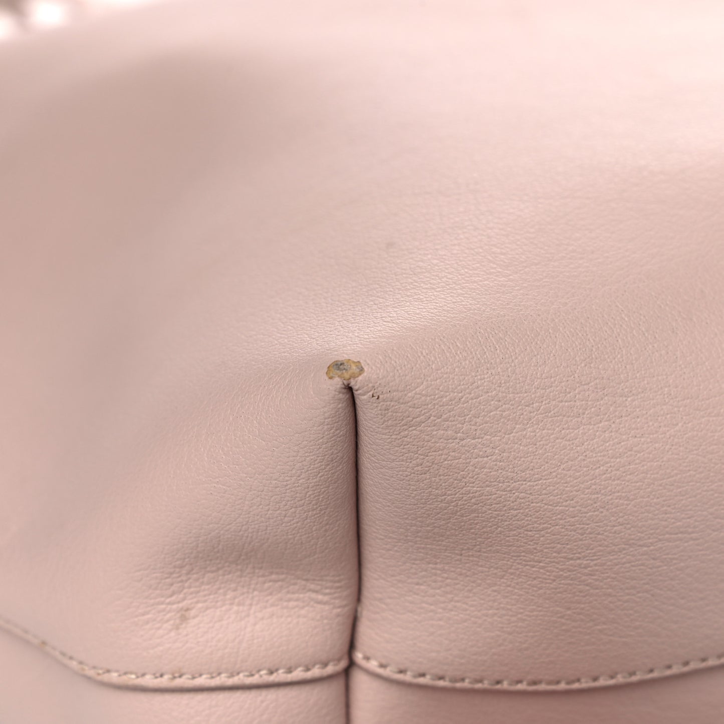 Calfskin Large Shopping Tote Pale Blush
