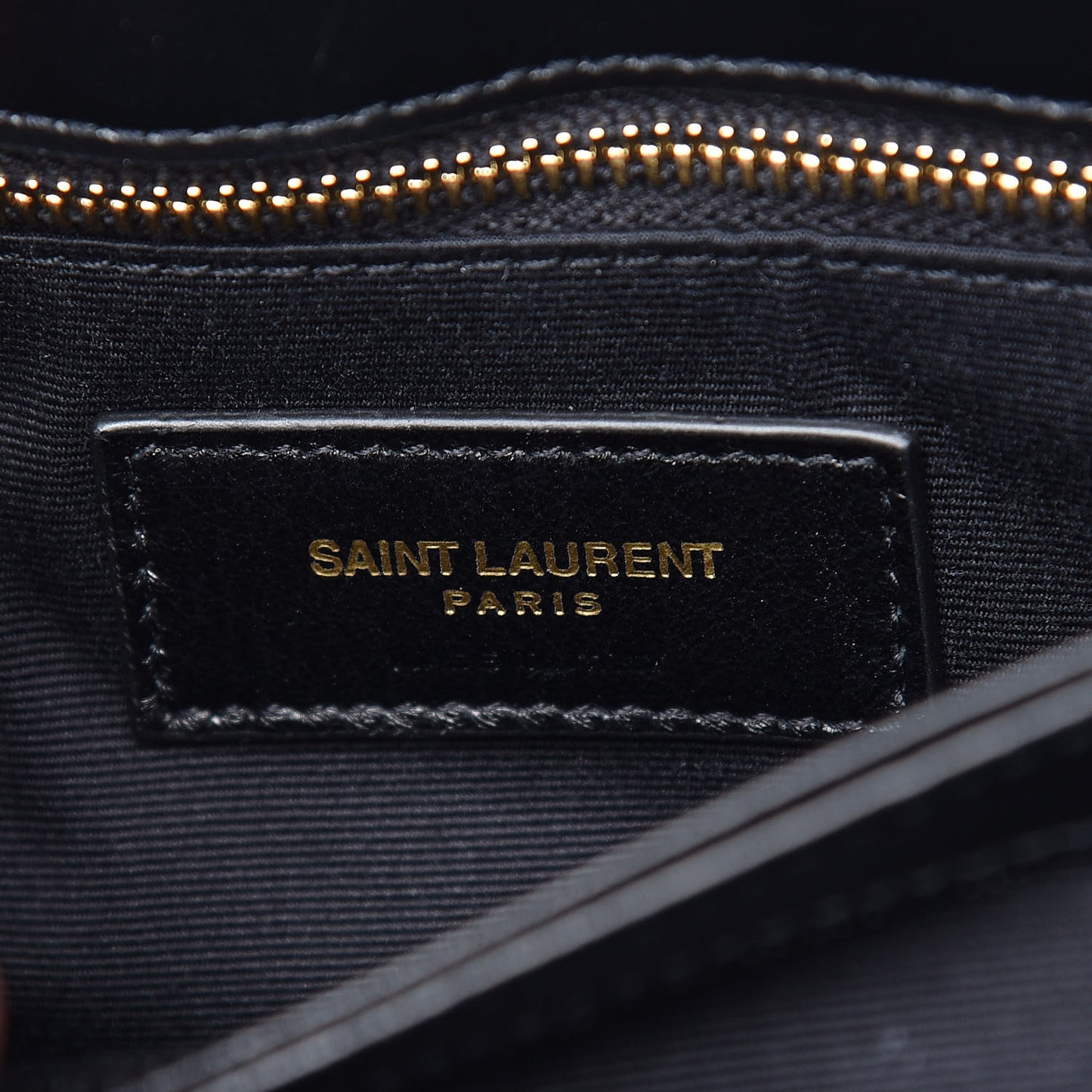 Calfskin Y Quilted Monogram Toy Loulou Crossbody Bag Black