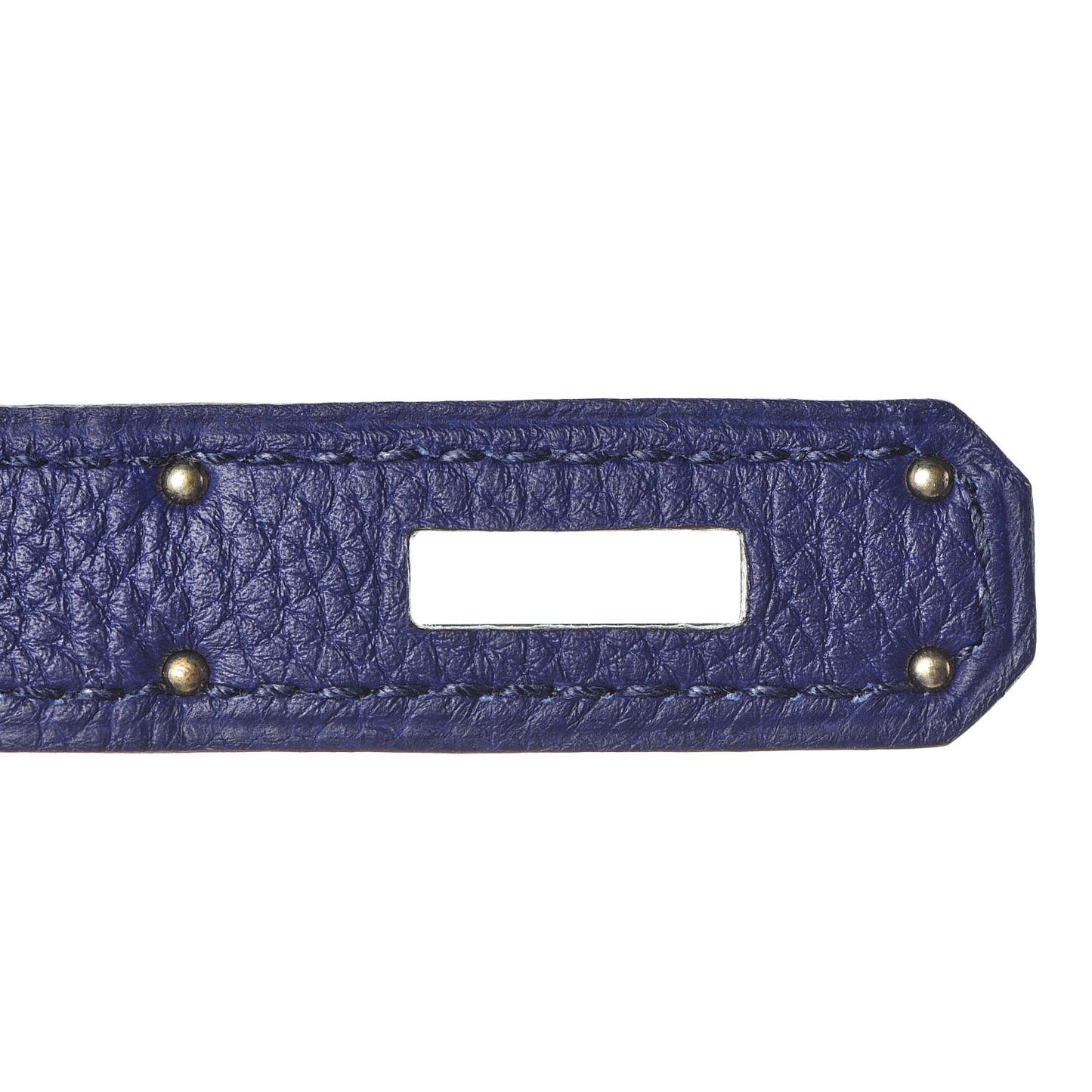 Togo Swift Officier Birkin 40 Bleu Encre Bordeaux