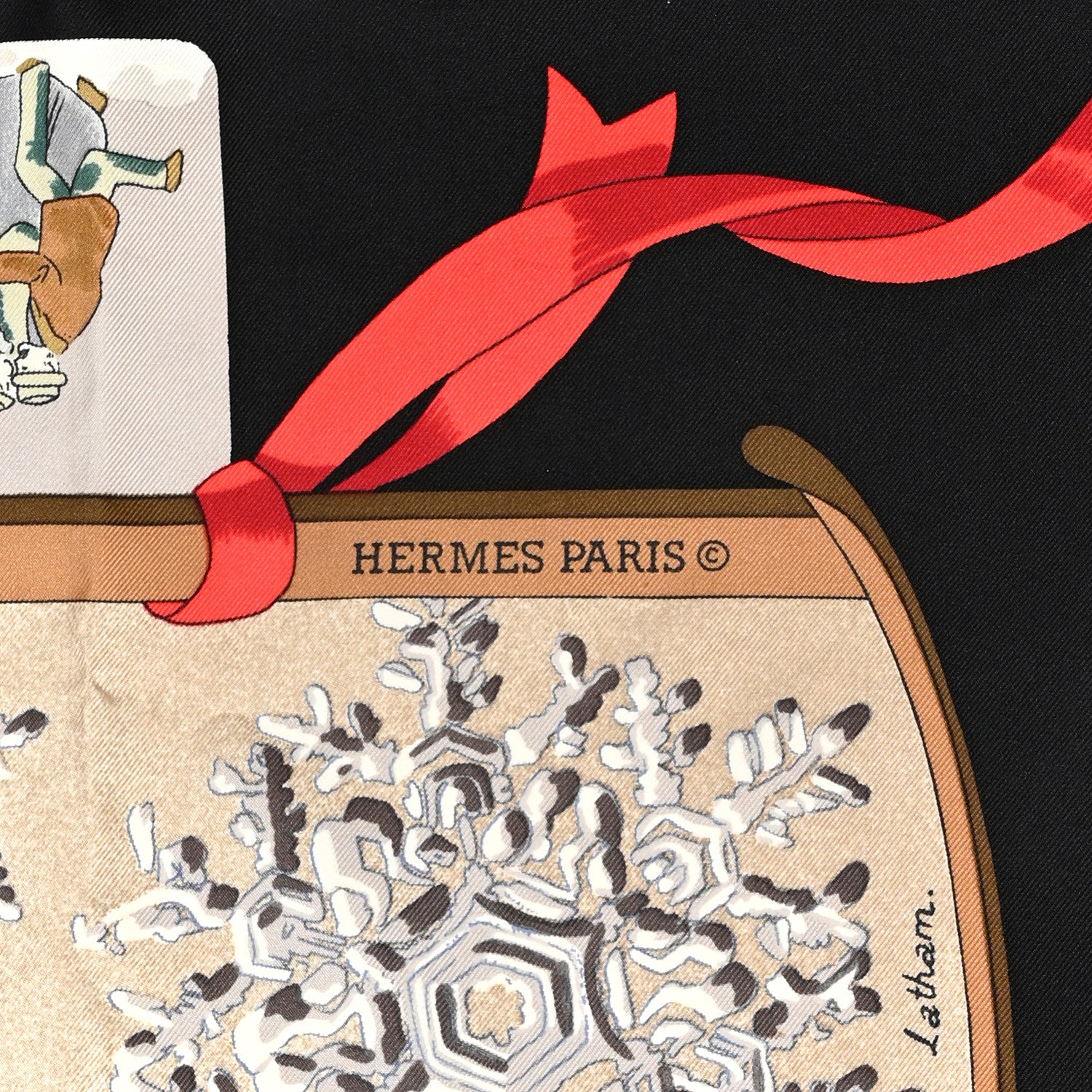 Hermes Silk Neige d' Antan Scarf 90 4 of 6