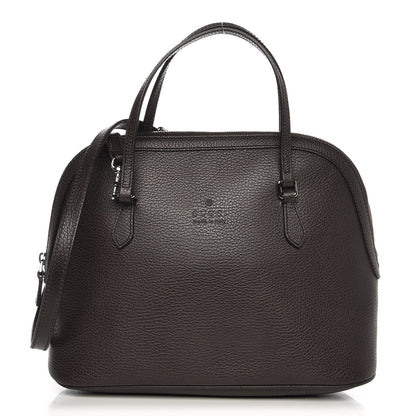 Gucci Calfskin Medium Dome Bag Dark Brown 1 of 9