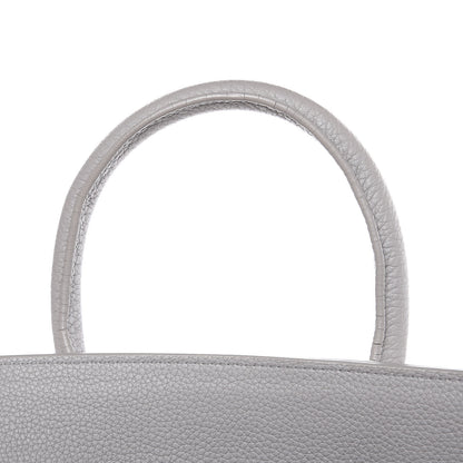 Saint Laurent Grained Calfskin Small Supple Sac De Jour Souris 18 of 18