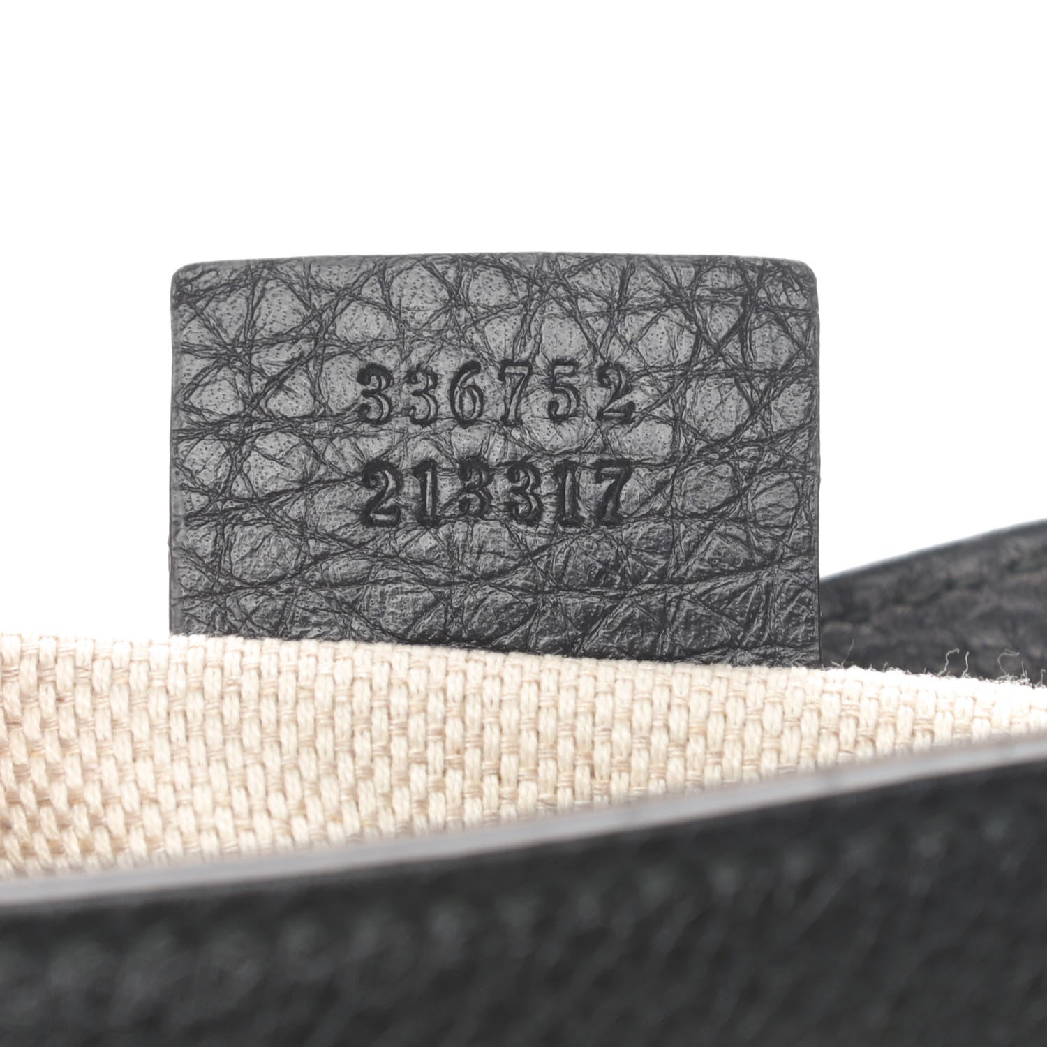 Gucci Pebbled Calfskin Medium Soho Flap Crossbody Black 7 of 12