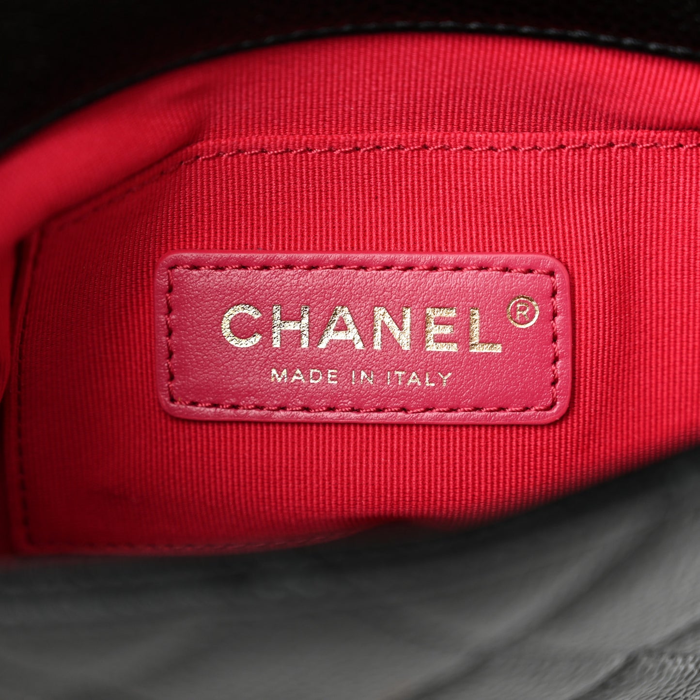 Caviar Quilted Mini Chain Soul Flap Black