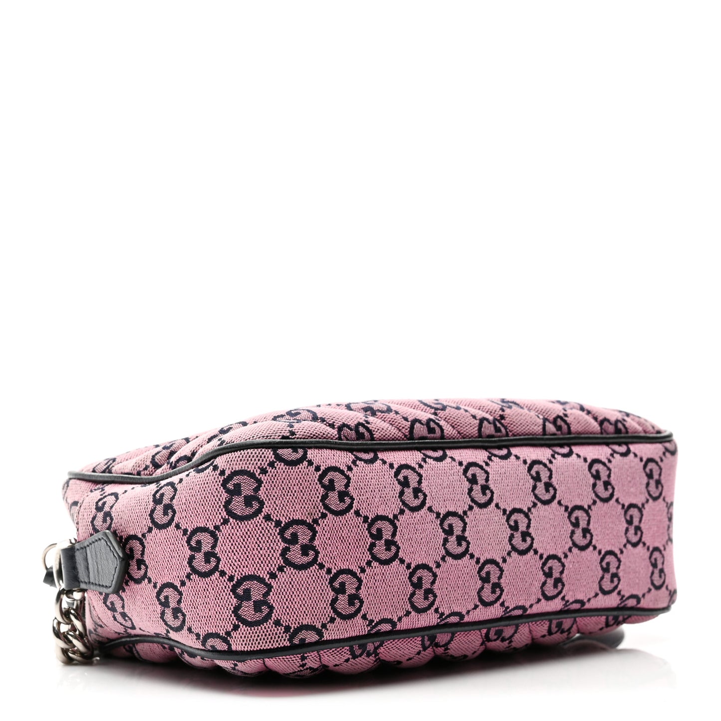 Monogram Multicolor Matelasse Diagonal Small GG Marmont Chain Shoulder Bag Pink Blue