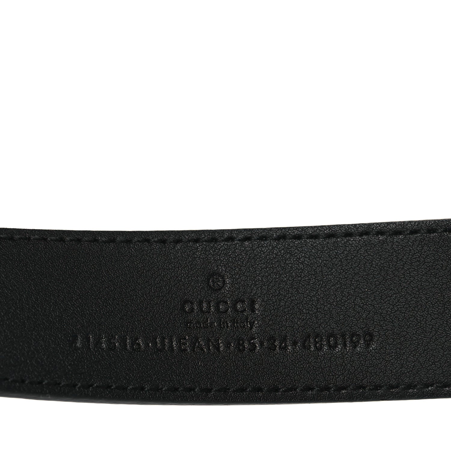Gucci GG Supreme Monogram Bee Multicolor Appia Calfskin 30mm Belt 85 34 Black 4 of 7