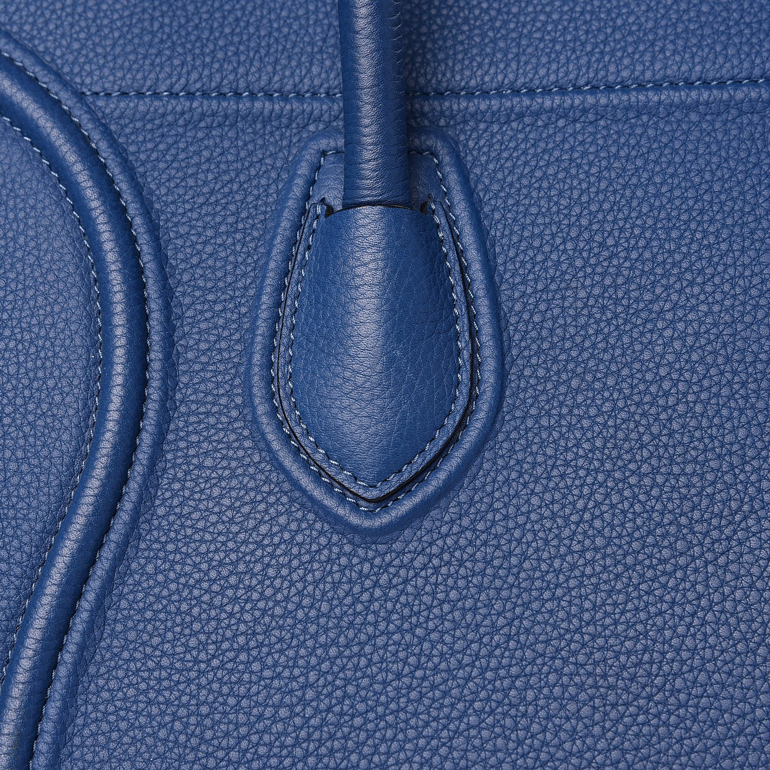 Celine Grained Calfskin Medium Phantom Luggage Deepsea 12 of 14