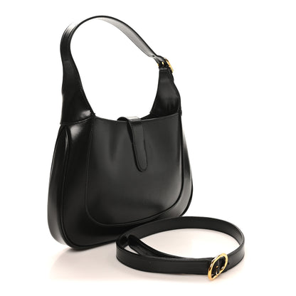 Gucci Boarded Dyana Lux Calfskin Small Jackie 1961 Hobo Black 3 of 10