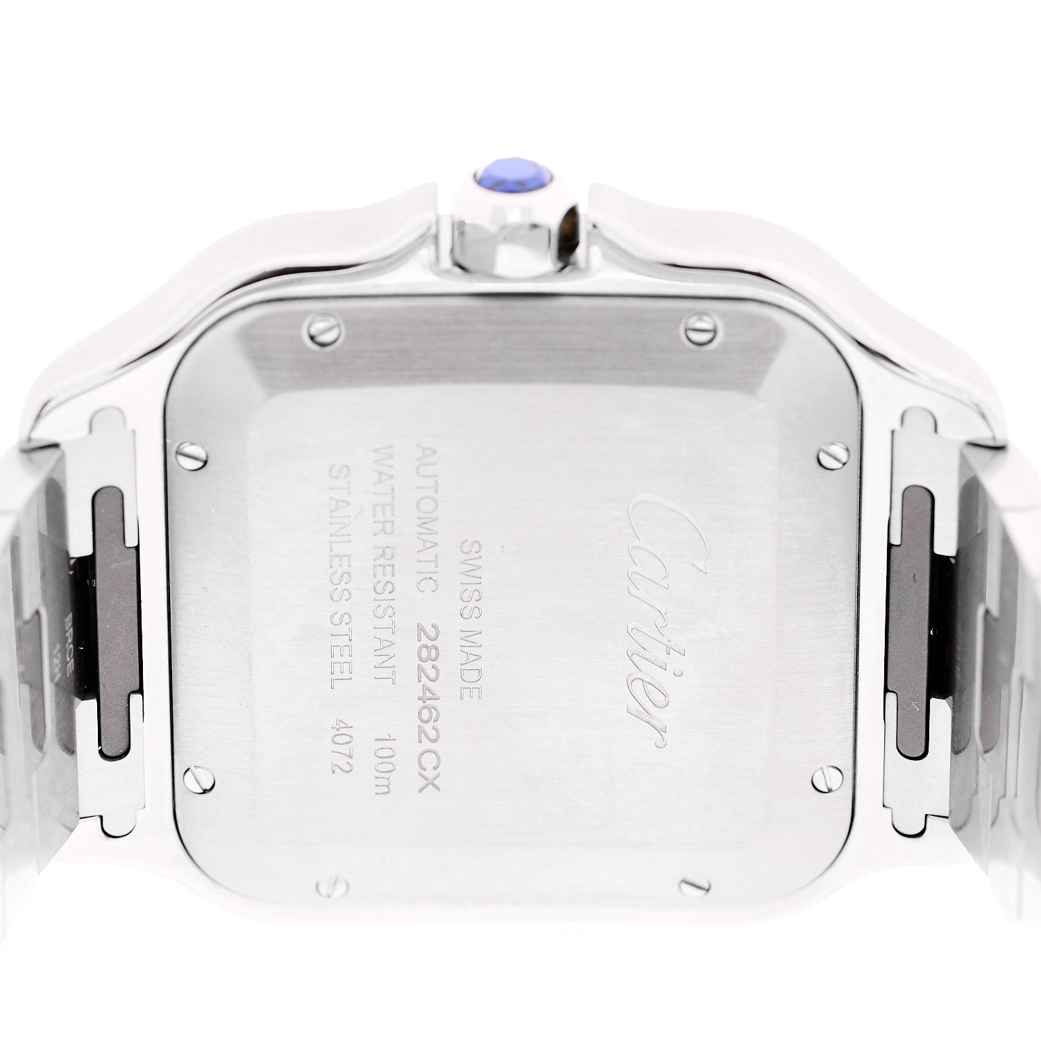 Cartier Stainless Steel 39.8mm Santos De Cartier Automatic Watch 4 of 5