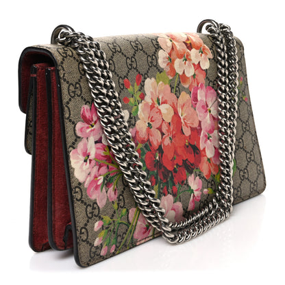 Gucci GG Supreme Monogram Blooms Small Dionysus Shoulder Bag Beige Multicolor Dry Rose 3 of 11
