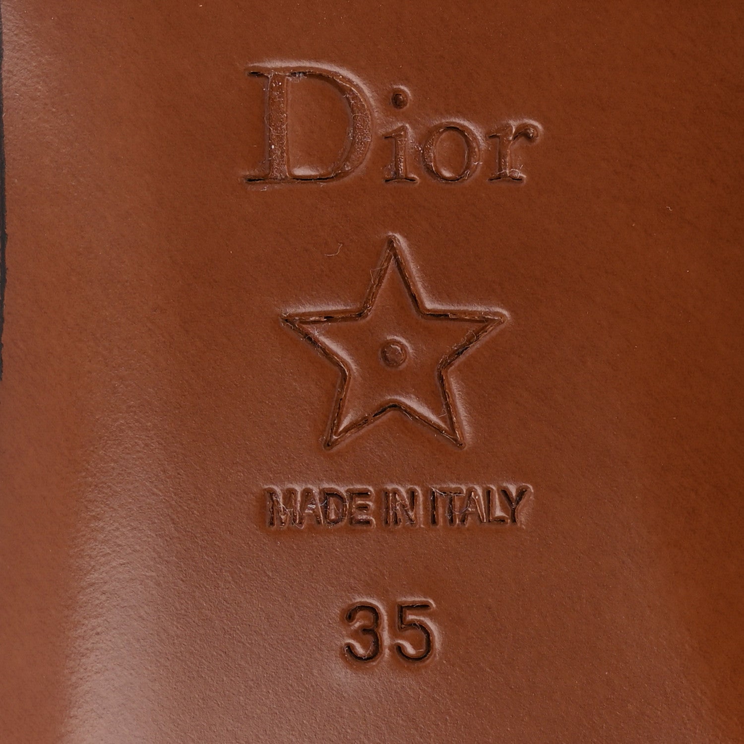 Christian Dior Calfskin D-Club Mule Sandal 35 Peach Boss 7 of 11
