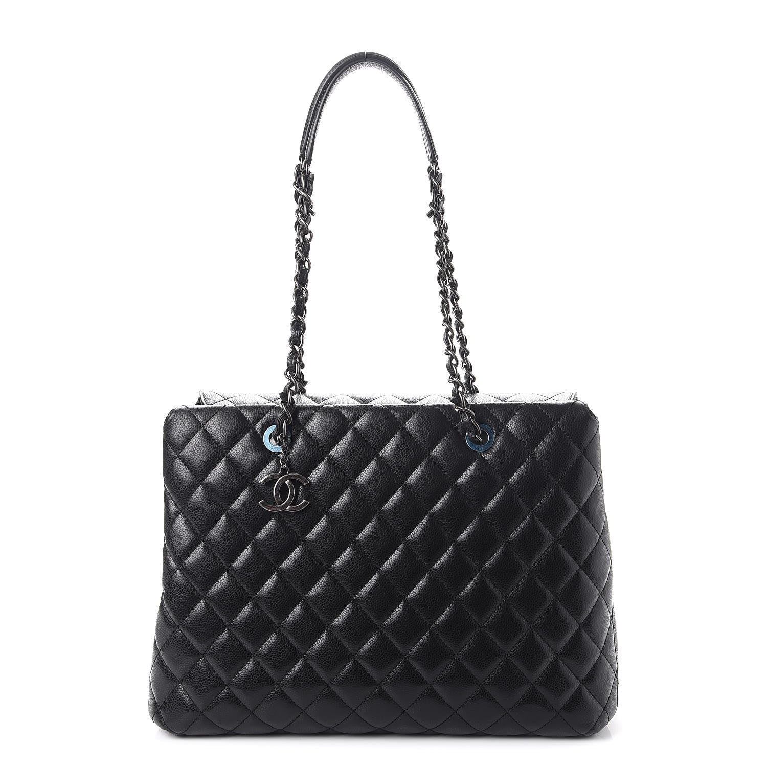 Chanel Caviar Quilted City Shopping Tote Black 1 of 7