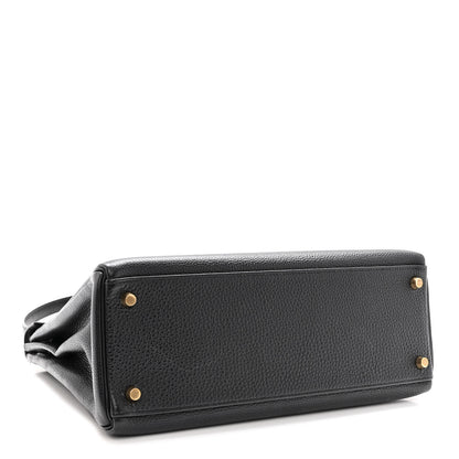 Hermes Togo Kelly Retourne 32 Black 4 of 10