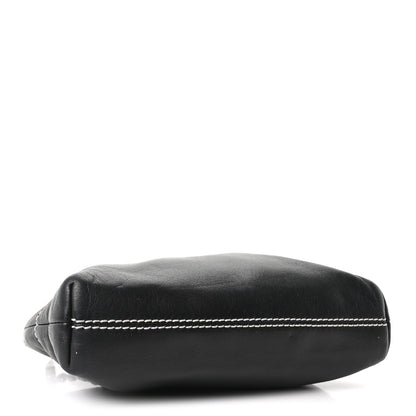 Chanel Lambskin Lax Pochette Black 4 of 10