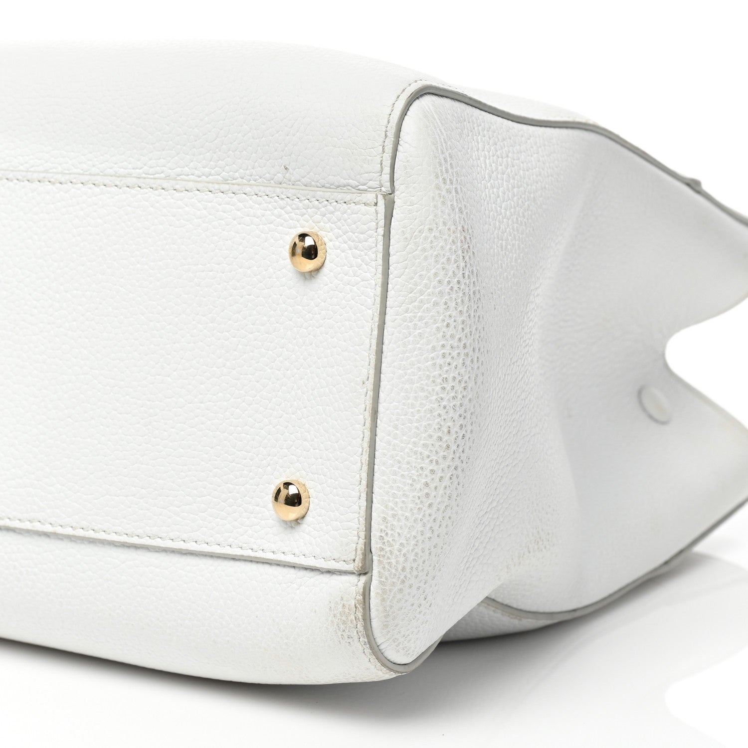 Chanel Grained Calfskin Small Neo Executive Shopper Tote White 9 of 21