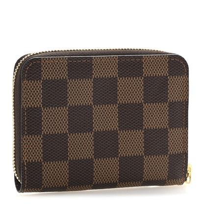 Louis Vuitton Damier Ebene Zippy Coin Purse 3 of 9
