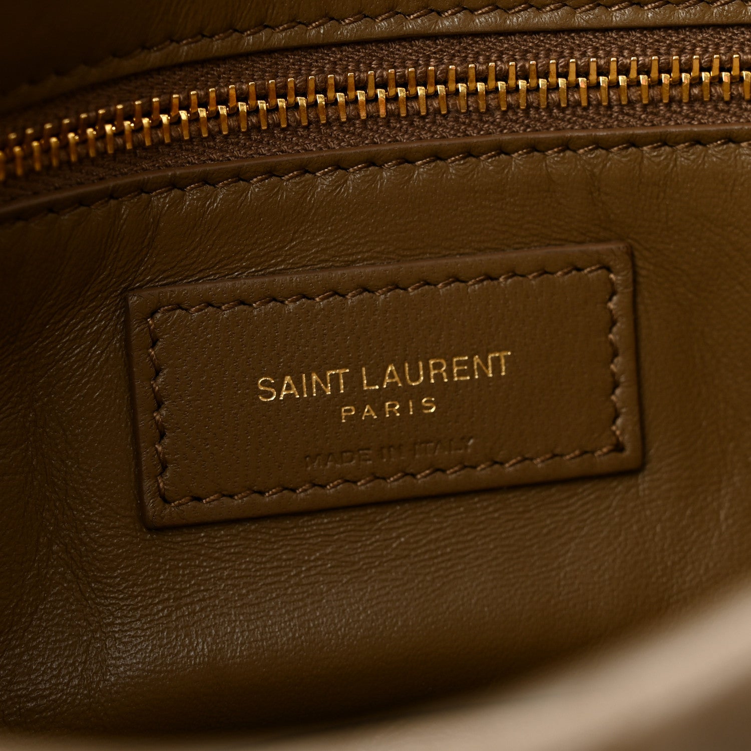 Saint Laurent Padded Lambskin Le 5 A 7 Hobo Dark Peanut 6 of 10