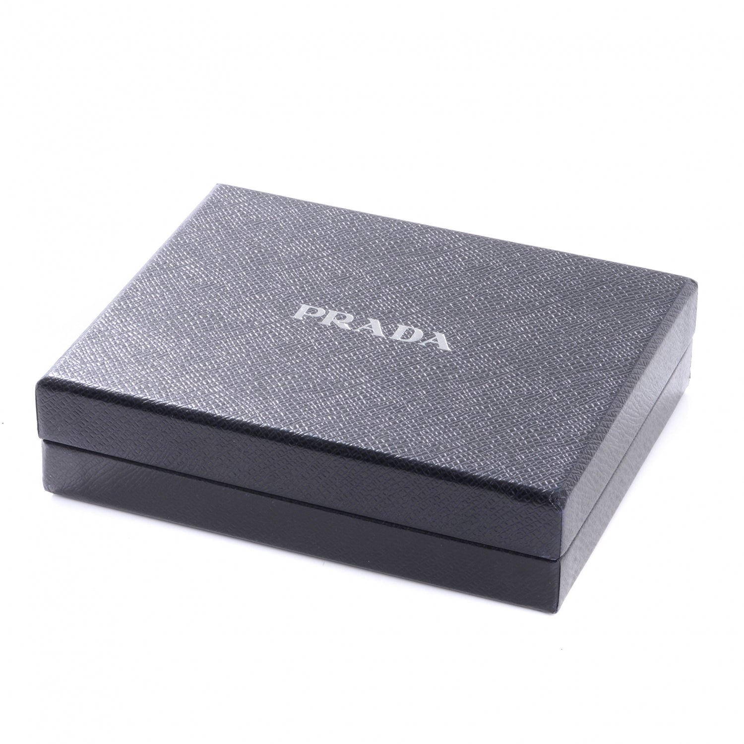 Prada Vitello Daino Compact Wallet Nero Black 6 of 10