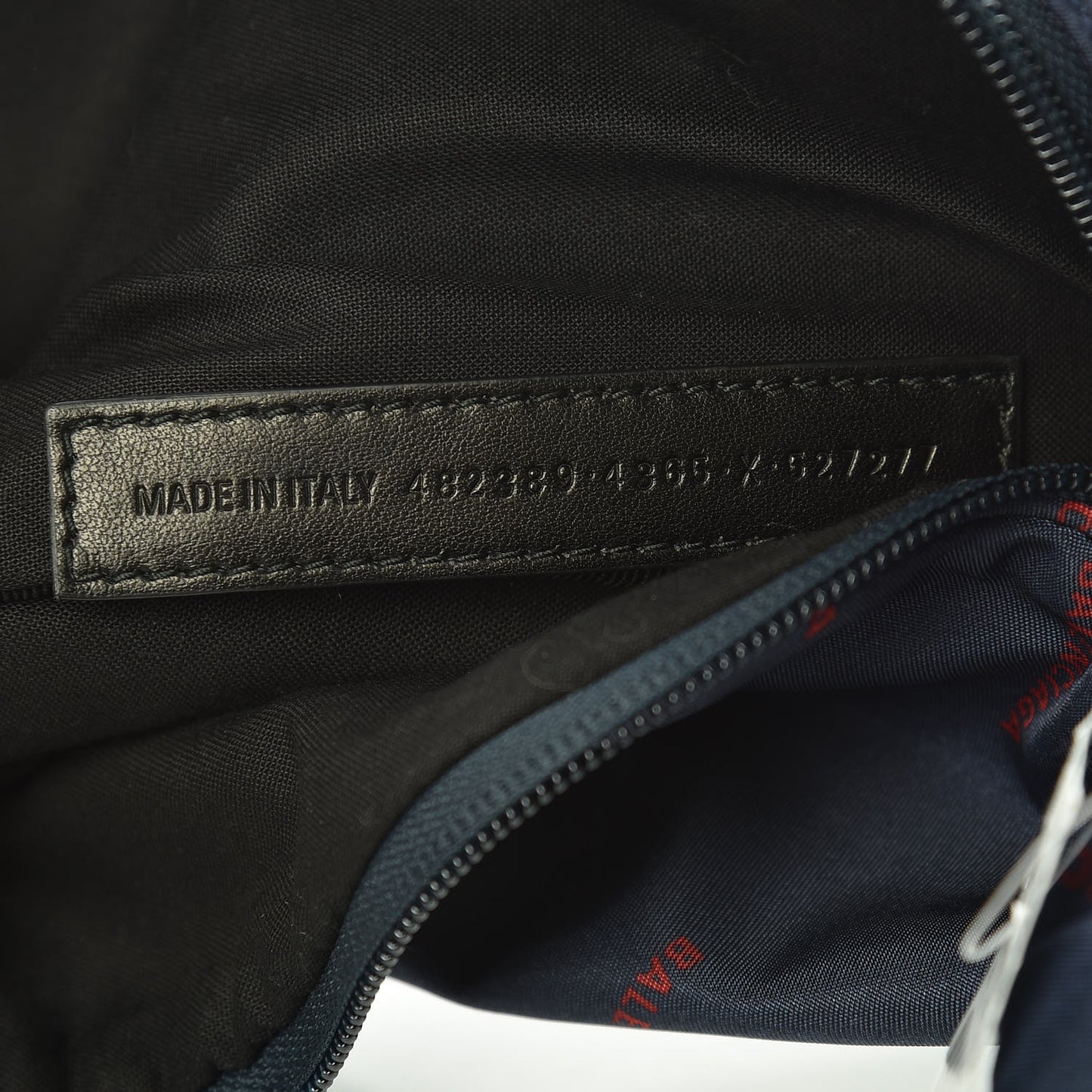 Twill Nylon Allover Logo Explorer Beltpack Bleu Canopee Rouge