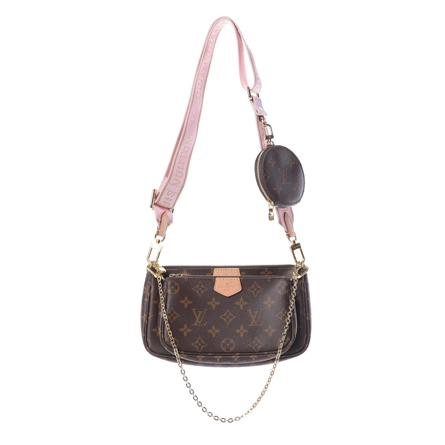 Monogram Multi Pochette Accessories Rose Clair