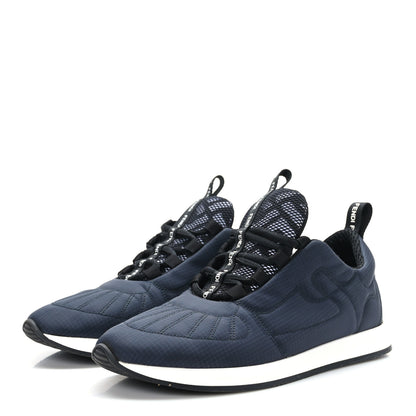Fendi Nylon Womens Ffreedom Sneakers 36 Blue Black 3 of 7