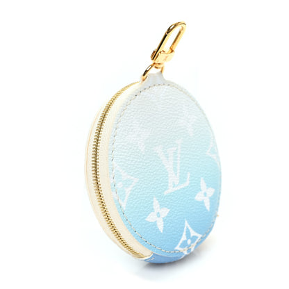 Louis Vuitton Monogram Giant By The Pool Multi Pochette Accessories Round Coin Purse Blue 3 of 6