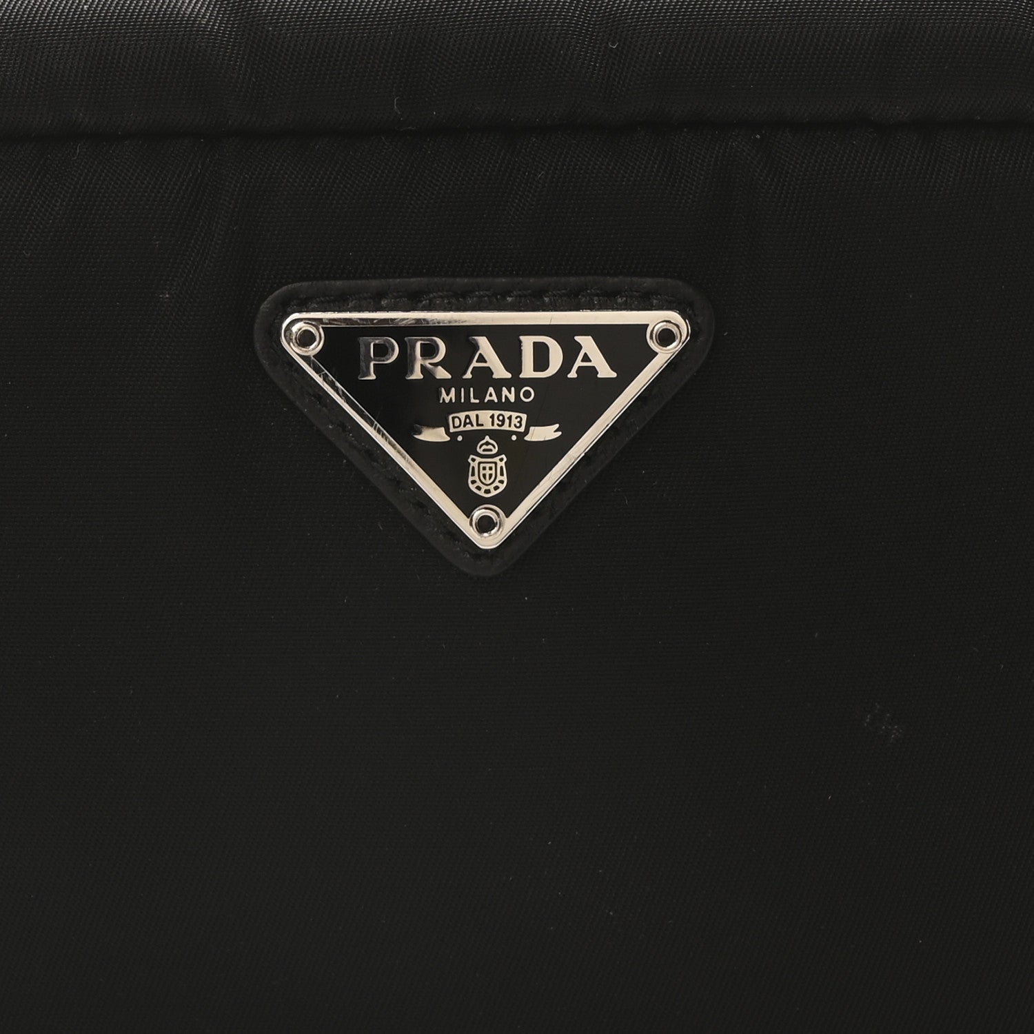 Prada Tessuto Soft Nylon Small Convertible Crossbody Wristlet Black Fuoco 8 of 10