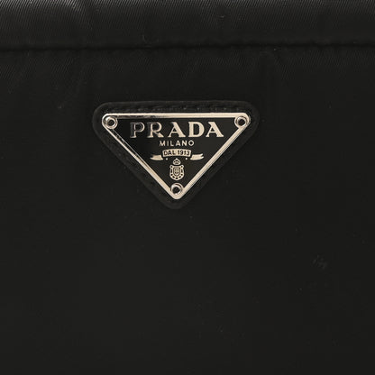 Prada Tessuto Soft Nylon Small Convertible Crossbody Wristlet Black Fuoco 8 of 10