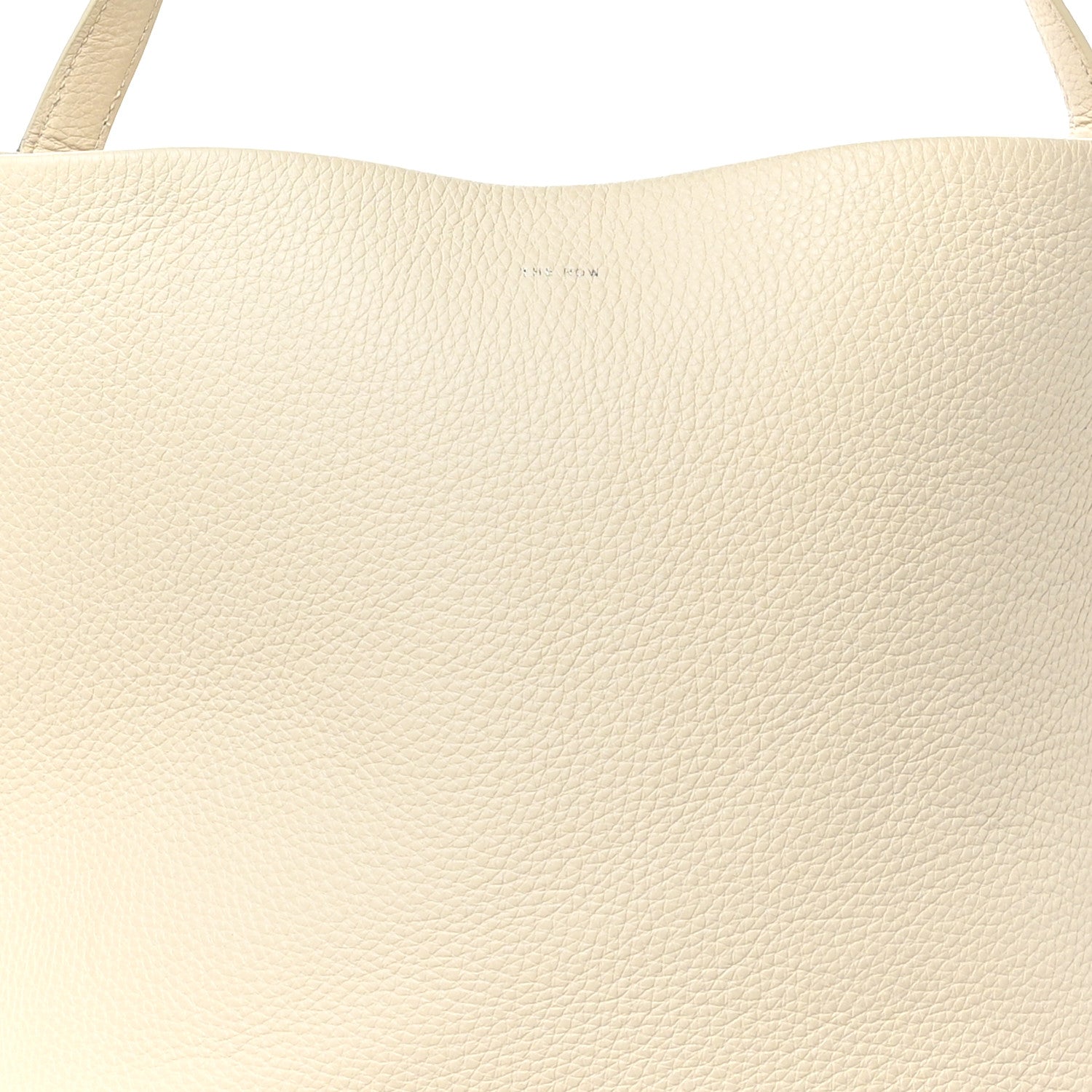 The Row Grained Calfskin Large N/S Park Tote Ivory 7 of 9