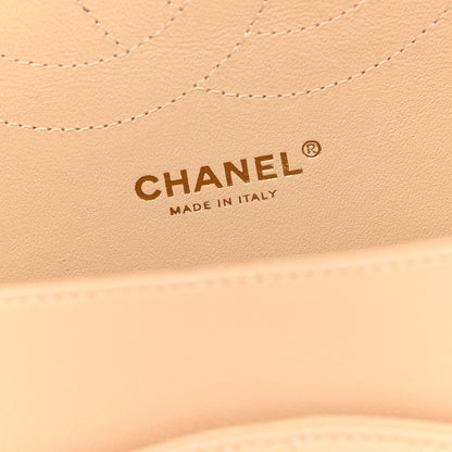 Chanel Caviar Quilted Jumbo Double Flap Beige Clair 6 of 10