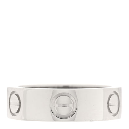 Cartier Platinum 1 Diamond 5.5mm LOVE Ring 49 4.75 3 of 4