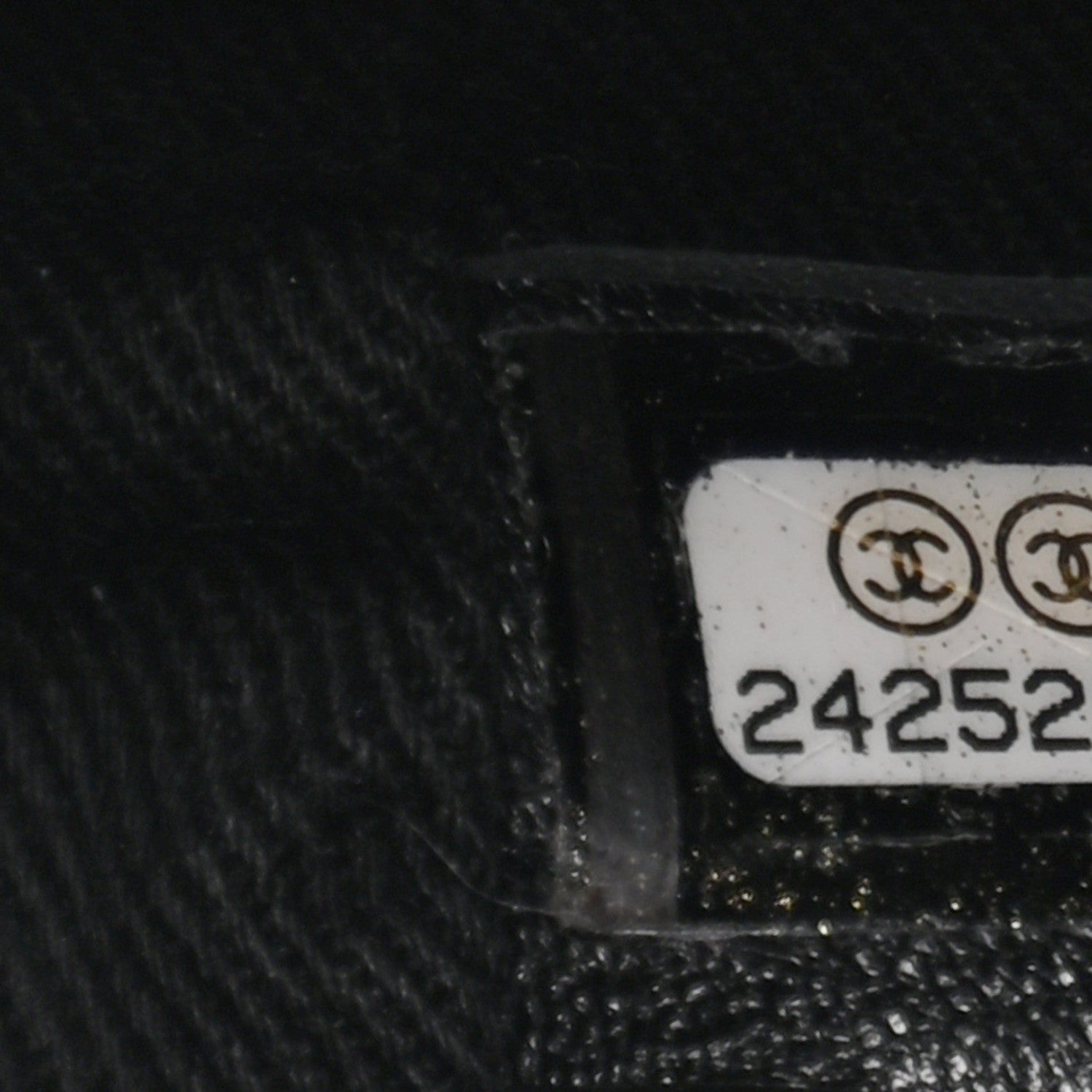 Chanel Sheepskin Caviar Quilted Large Shopping Tote Black 7 of 9