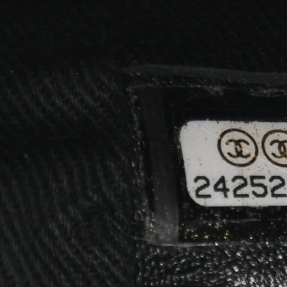 Chanel Sheepskin Caviar Quilted Large Shopping Tote Black 7 of 9
