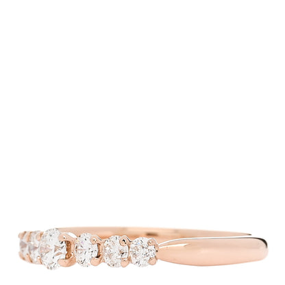 Parker & West by FASHIONPHILE 18K Rose Gold Diamond .50ctw Half Eternity Ring 51 5.75 4 of 10