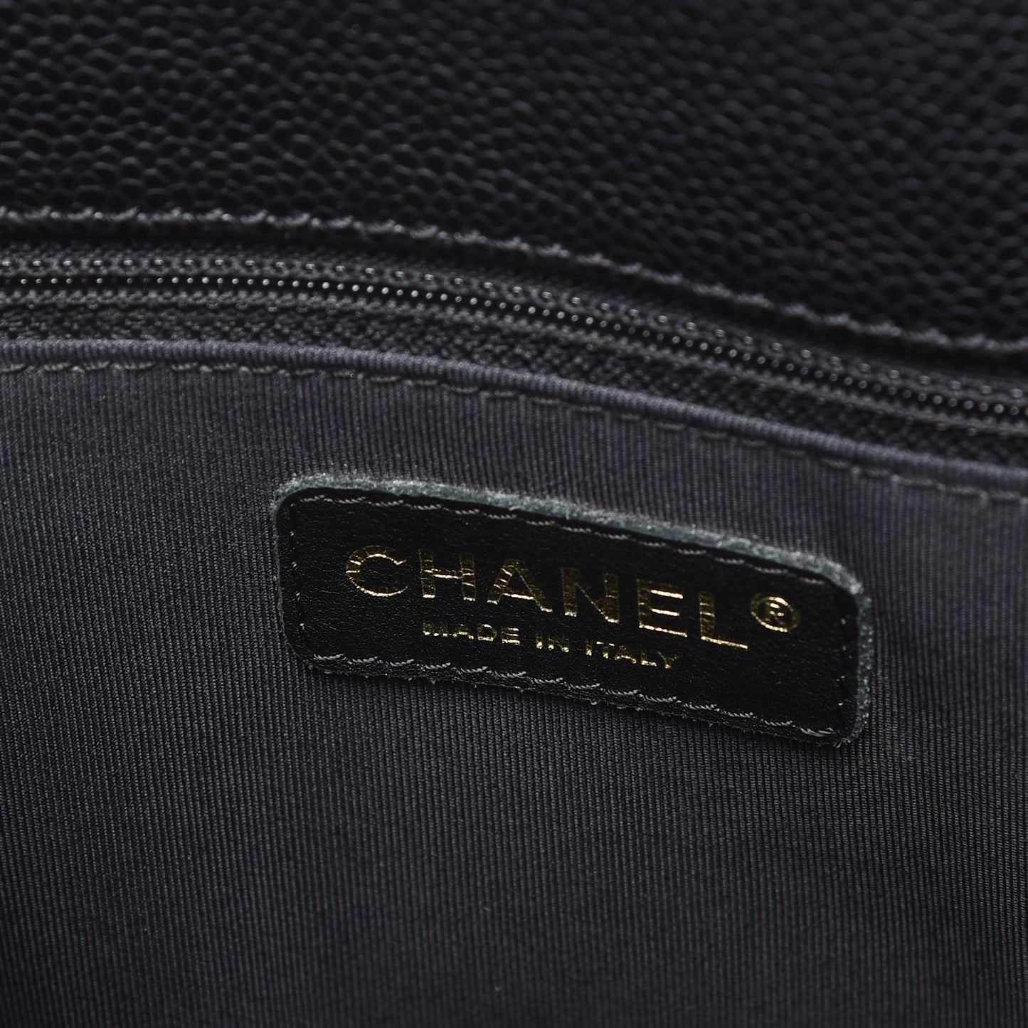 Caviar Quilted Grand Shopping Tote GST Black
