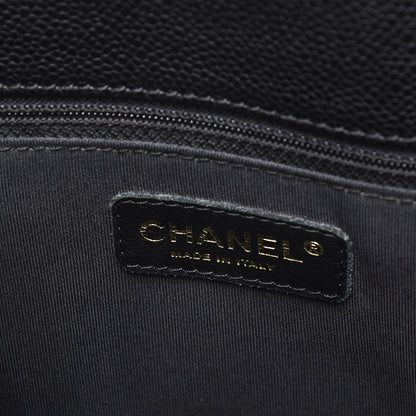 Chanel Caviar Quilted Grand Shopping Tote GST Black 6 of 11