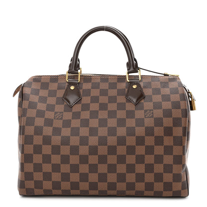 Louis Vuitton Damier Ebene Speedy 30 1 of 11