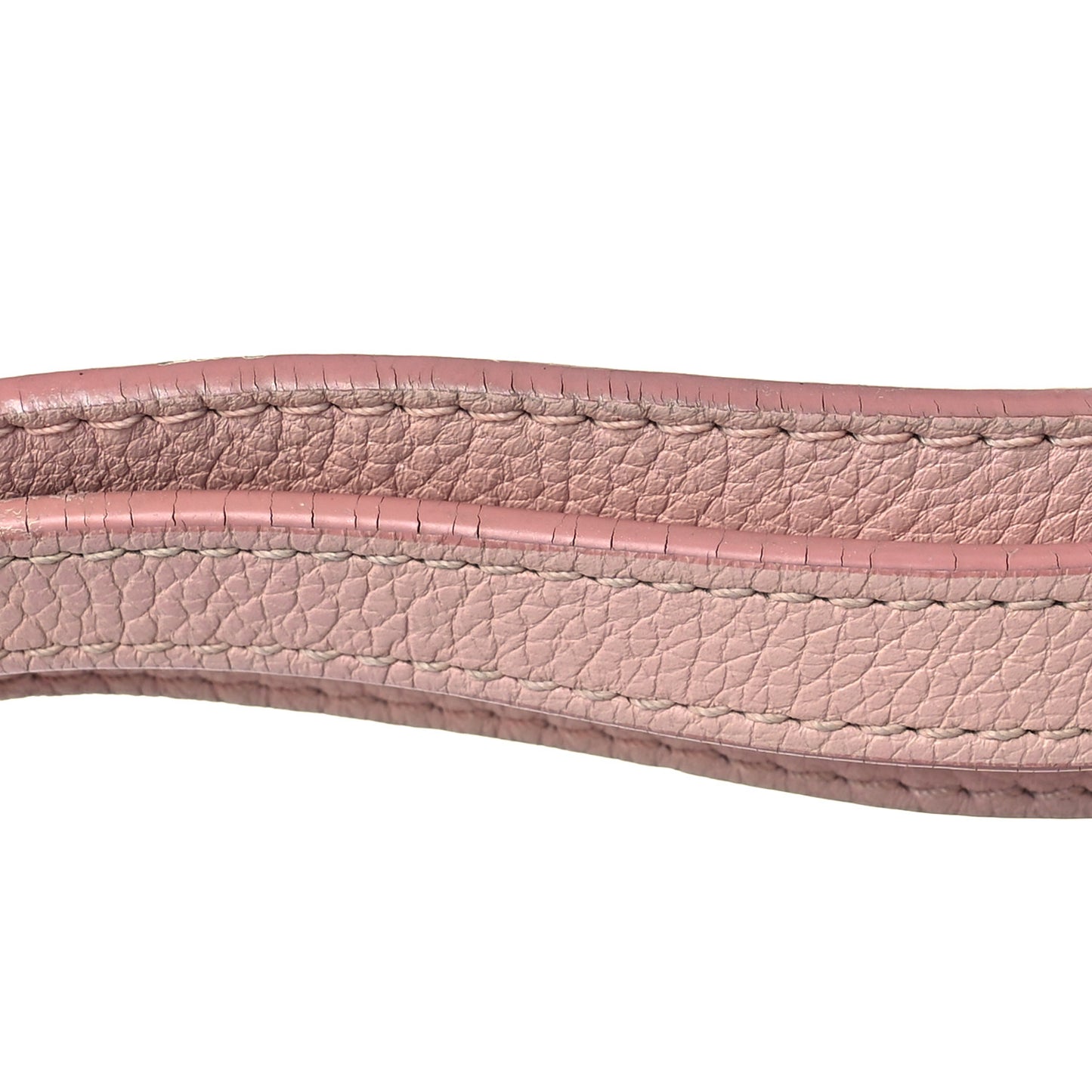 Calfskin Lockme II Chain Bag BB Rose Ballerine