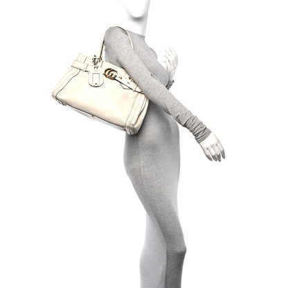 Gucci Calfskin Medium GG Running Tote White 2 of 11